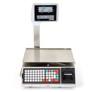 Báscula Etiquetadora de Plástico con Torreta 40kg WLABEL40P
