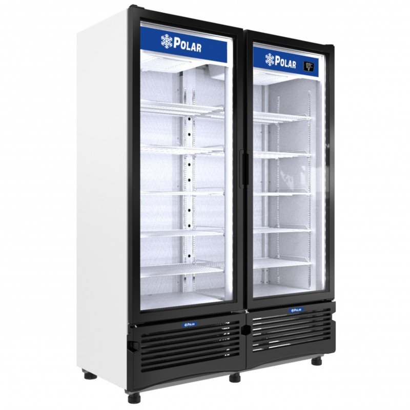 Refrigerador vertical 42 pies³. 2 puertas PVC-42