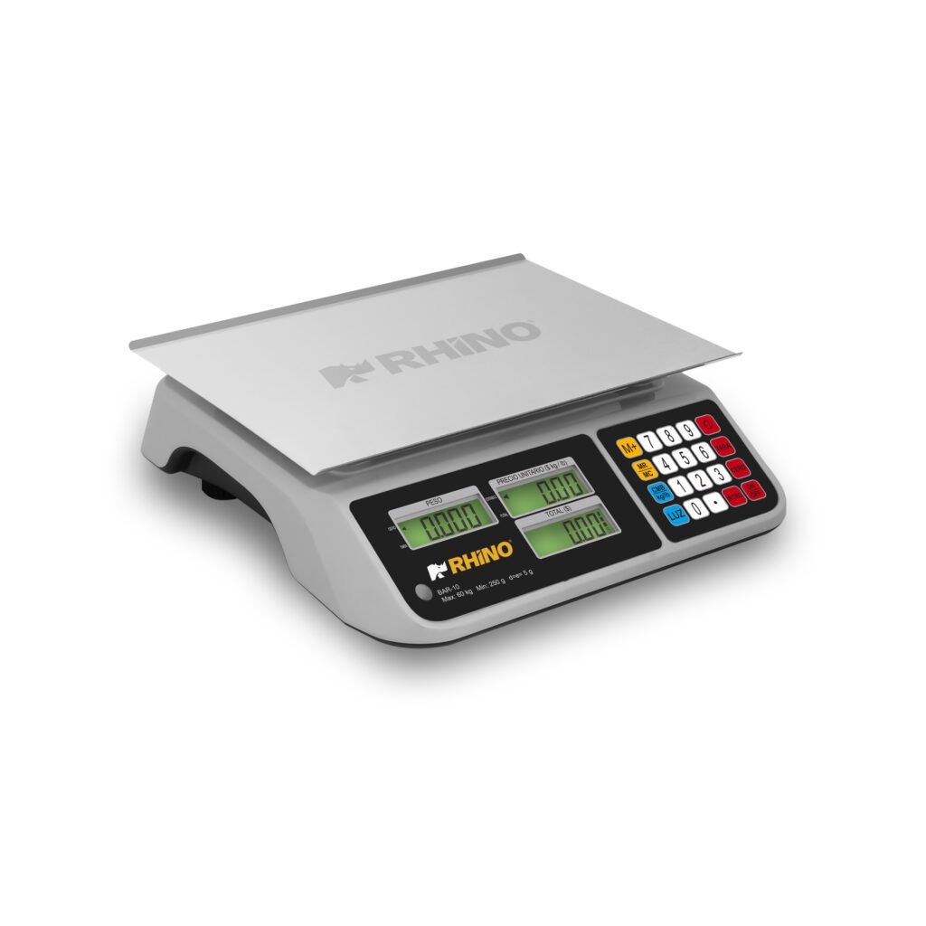 Báscula Electrónica Multifunciones con Puerto USB 60 kg BAR-10