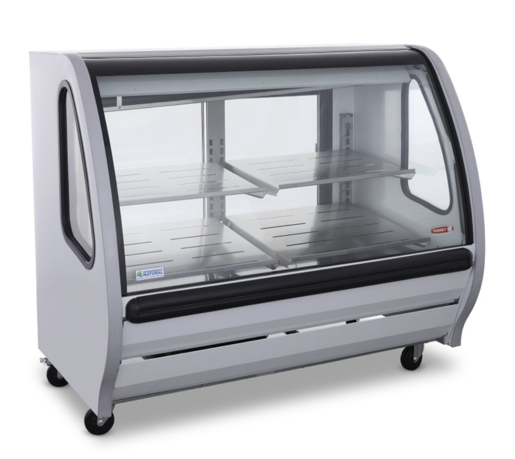 Vitrina exhibidora 150 cm C bco, negro 427 L. TEM-150