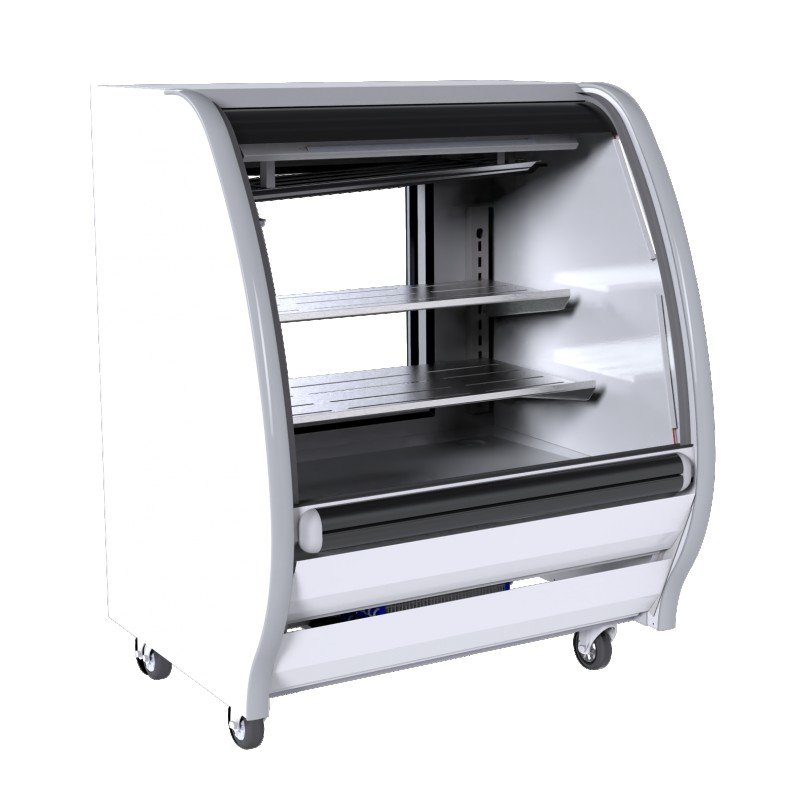 Vitrina Delicatessen color blanco 1m TEM-100LS