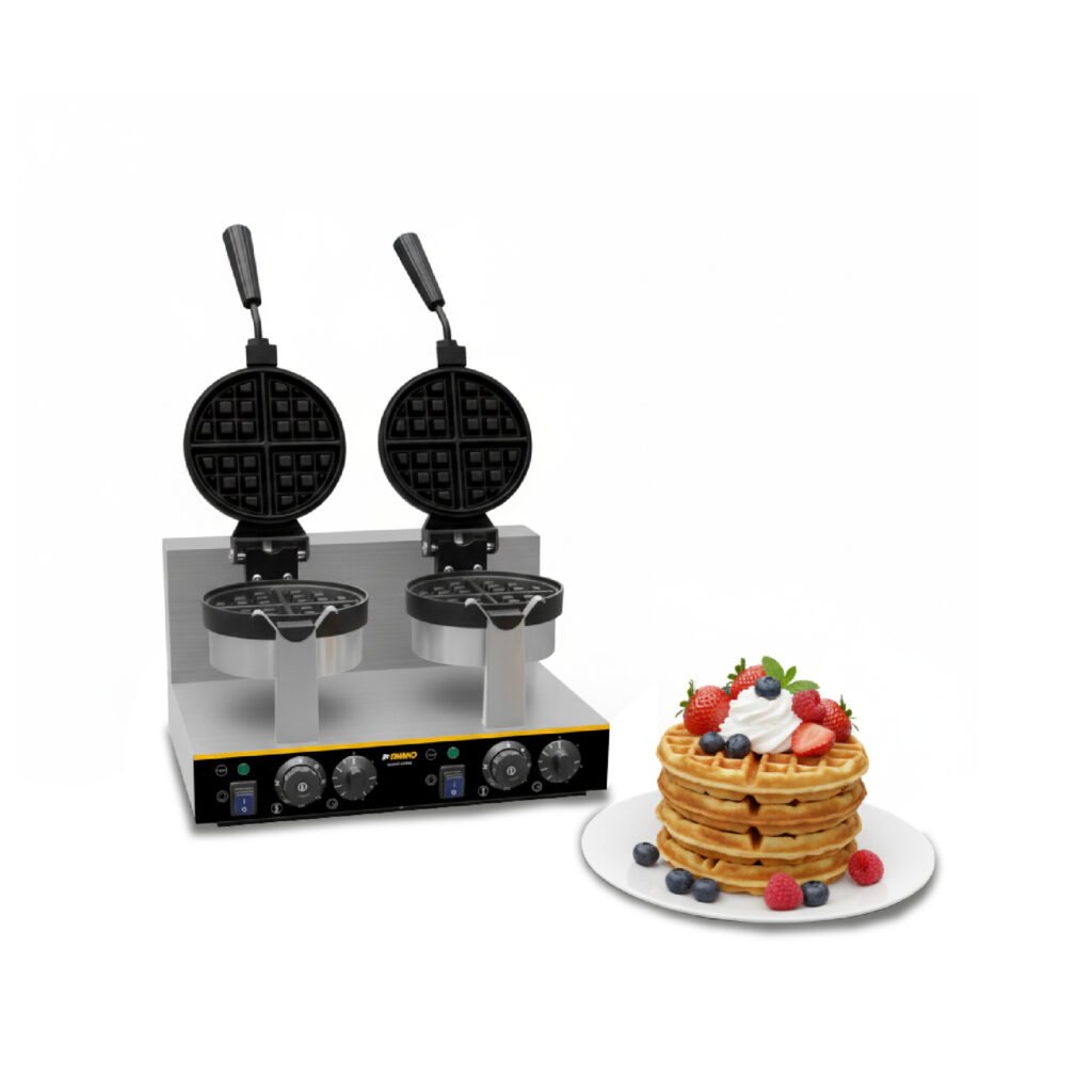 Waflera Belga Giratoria Doble 1,850 W  WABE-2400