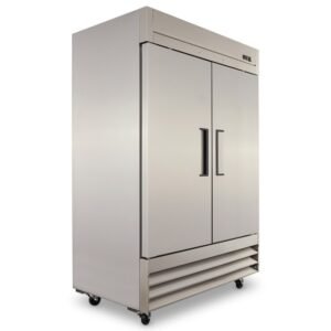 Refrigerador vertical puerta solida 47 pies³ acero inoxidable. RVSA-47UI