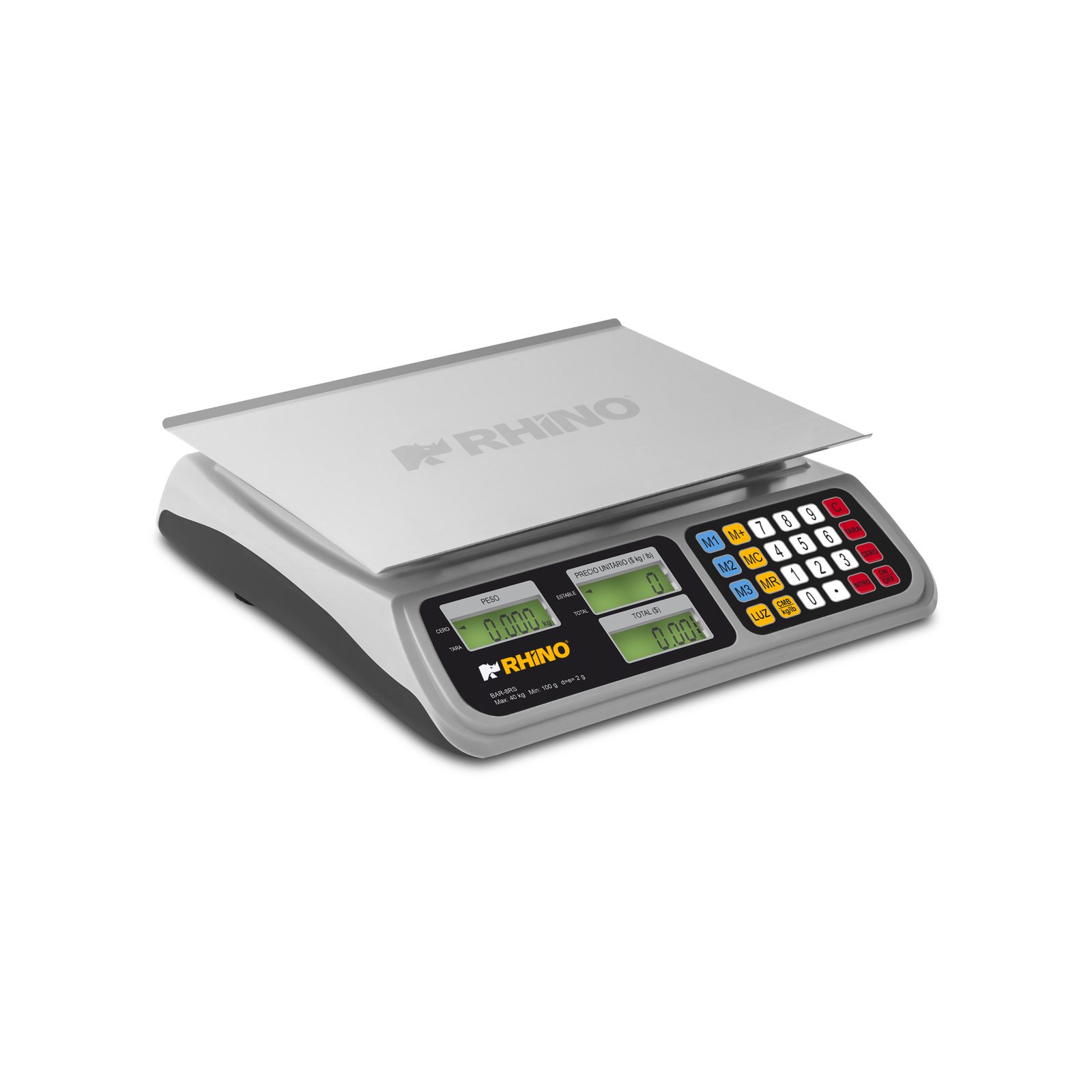 Báscula Electrónica Multifunciones con Puerto USB 40 kg BAR-8RS