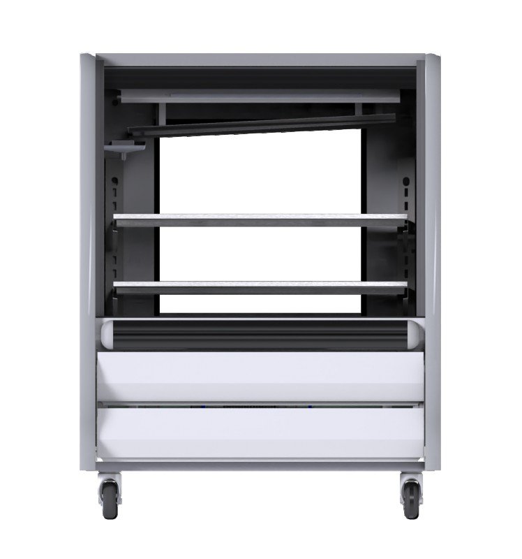 Vitrina Delicatessen color blanco 1m TEM-100LS - Image 2