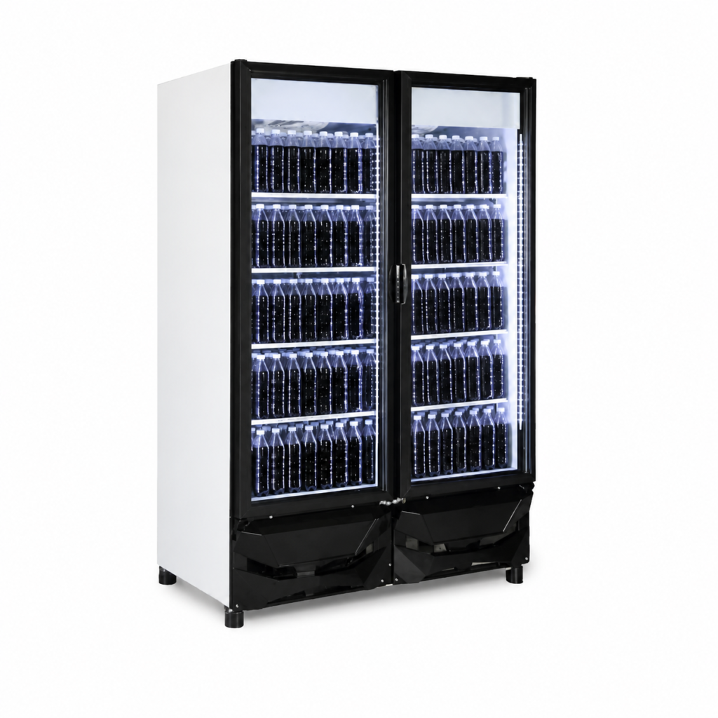 REFRIGERADOR VERTICAL CERVECERO 43.25 FT³ 2 PUERTA DE CRISTAL CRIOTEC CVZ-42