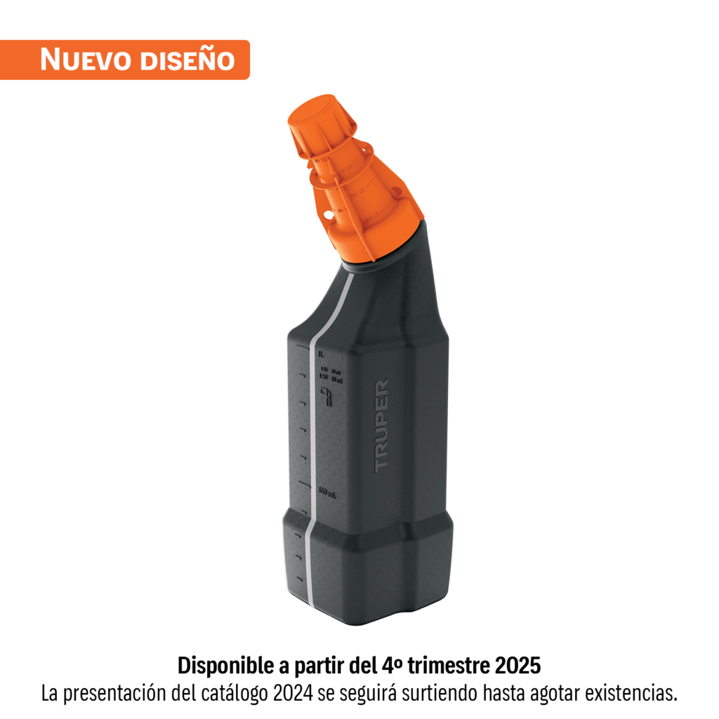 Bote para mezcla de gasolina y aceite, 1 L