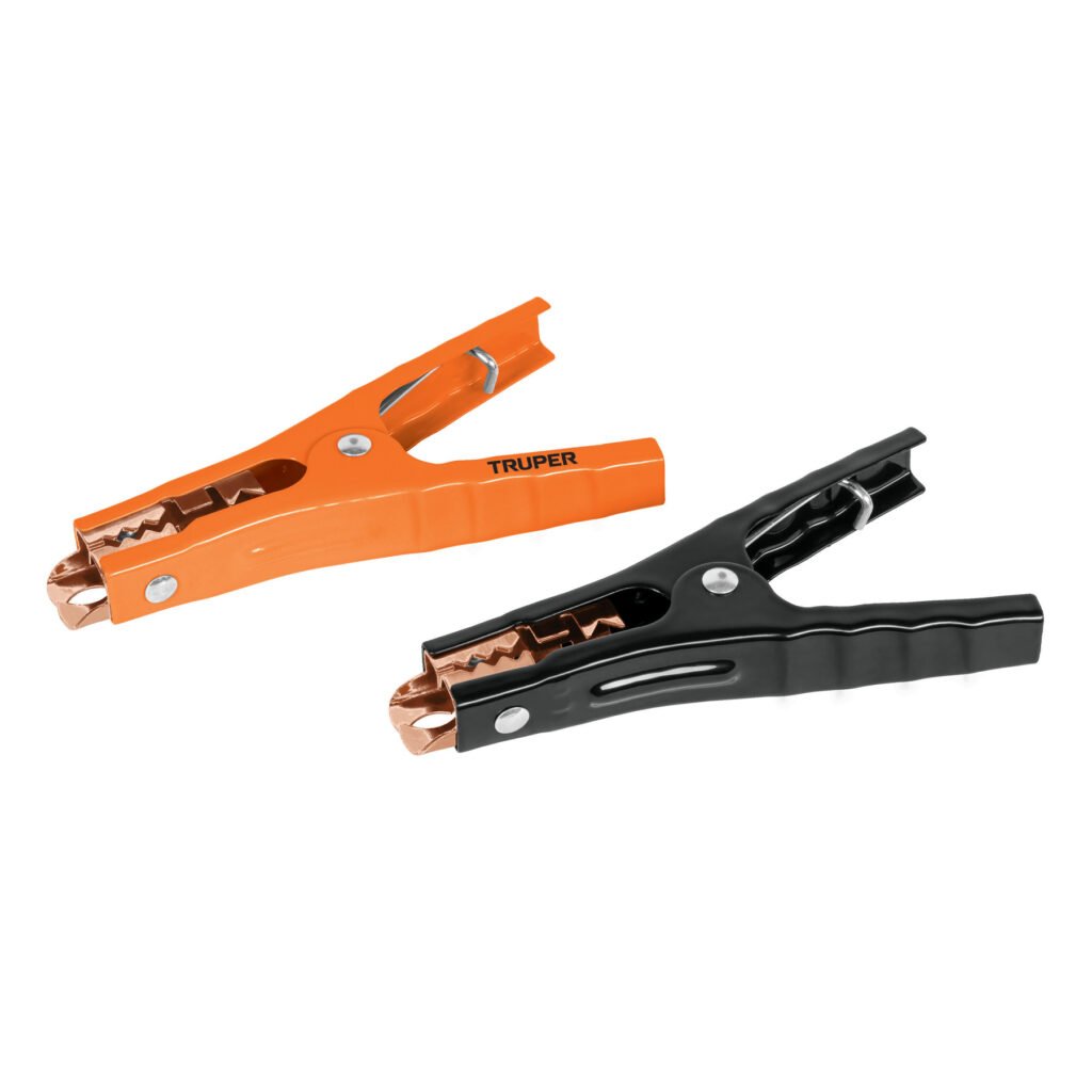 2 caimanes para cables pasa corriente