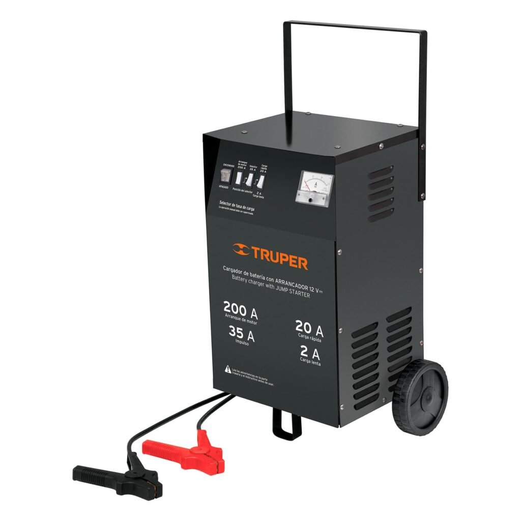 Cargador de baterias 200A, 12 V