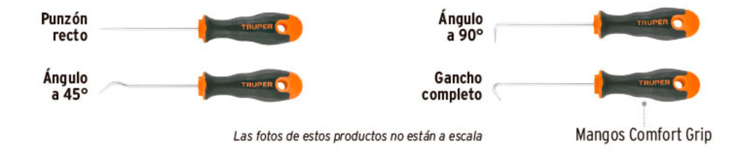 Juego de 4 puntas y ganchos multiusos - Image 2