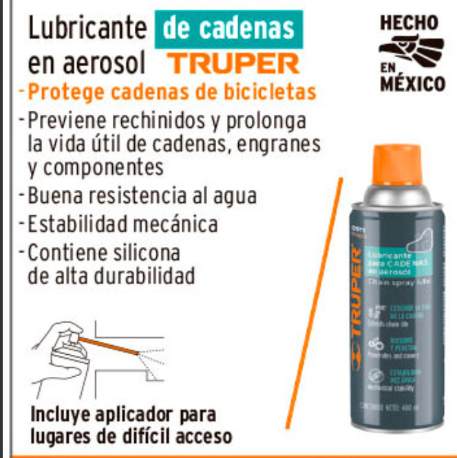 Lubricante de cadenas en aerosol 400 ml - Image 2