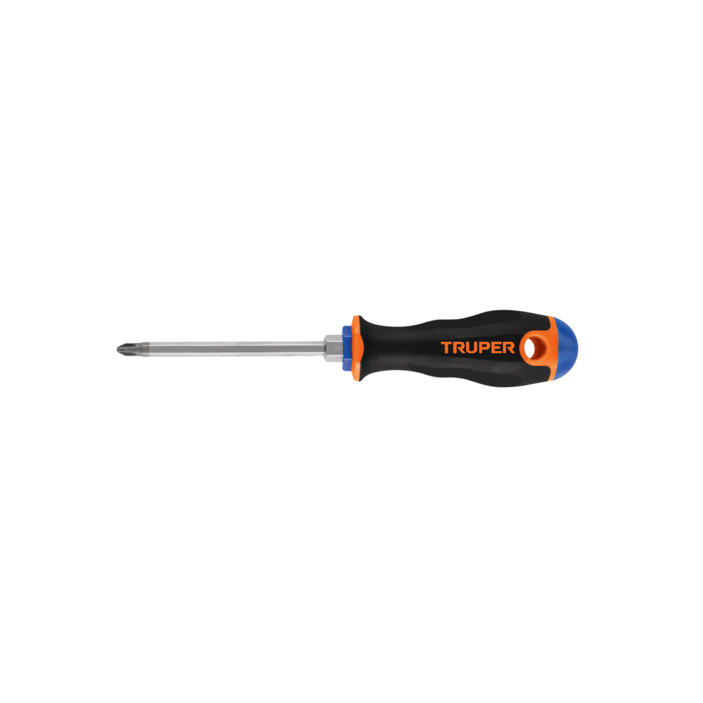 Desarmador de cruz 1/4" x 4" mango Comfort Grip