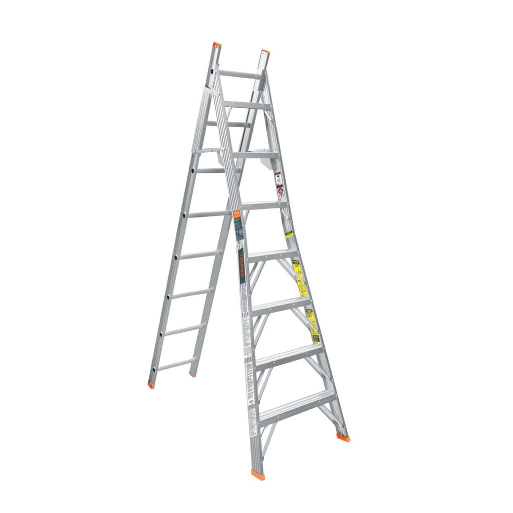 Escalera convertible, tipo ll, 15 escalones