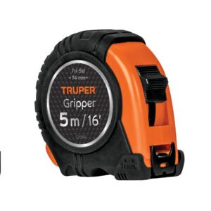 Flexómetro Gripper contra impactos 5 m cinta 19 mm