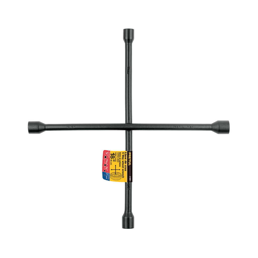 Llave de cruz negro mate