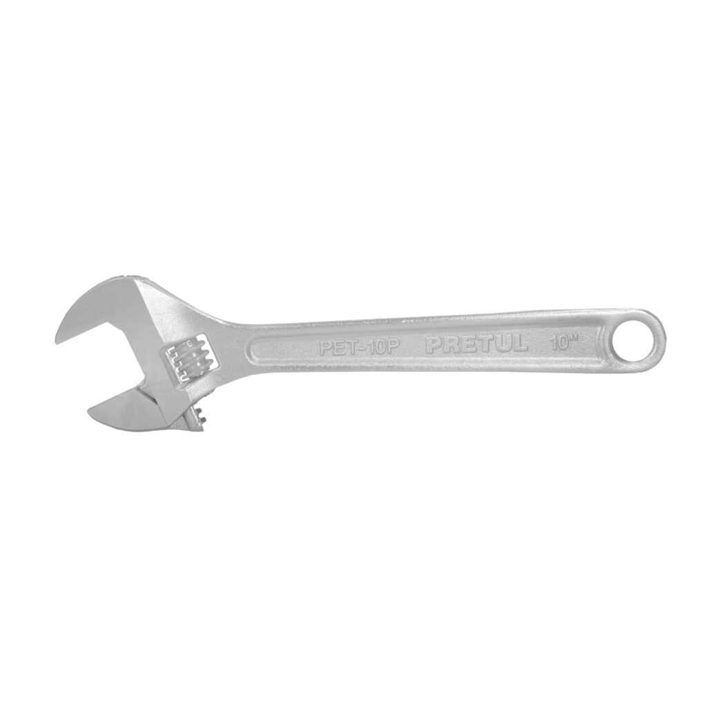 Llave ajustable (perico) 10' cromada