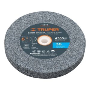 Truper Rueda abrasiva p/esmeril 6X3/4', óxido de aluminio