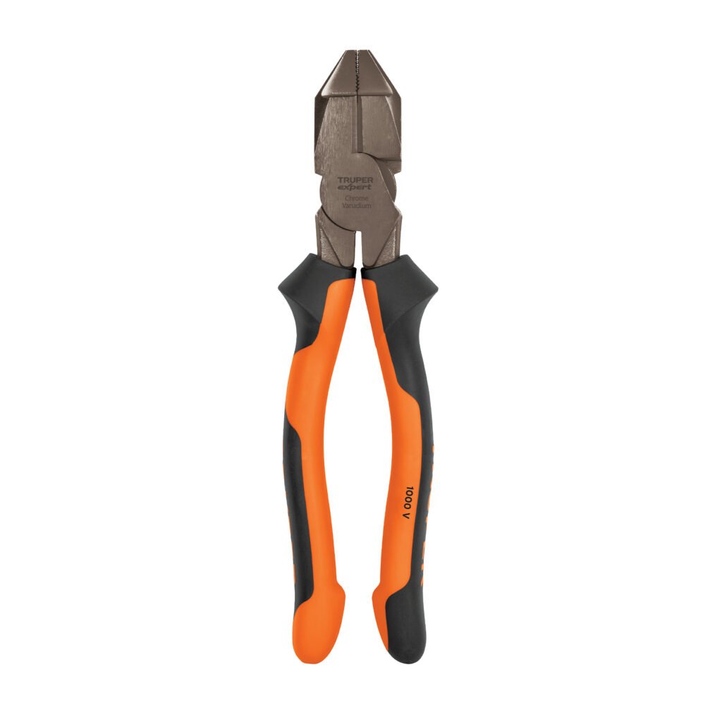 Pinza electricista 9" uso rudo, alta palanca, Comfort Grip