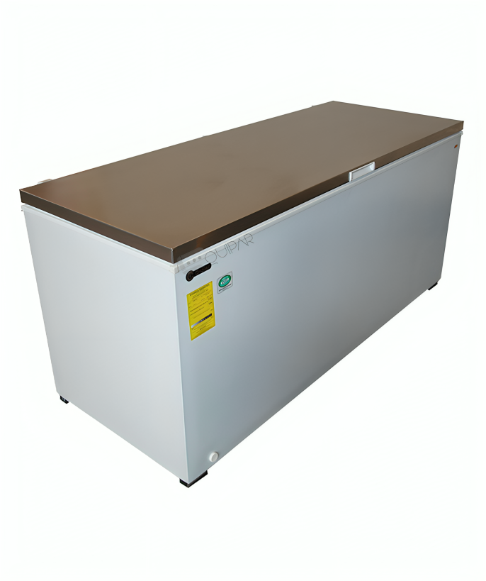 CONGELADOR HORIZONTAL TIPO COFRE CON PUERTA SOLIDA DE ACERO INOX. DE 25 FT³ CRIOTEC CTCC-25 AI