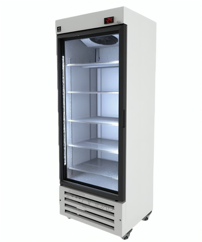 CONGELADOR VERTICAL CON PUERTA DE CRISTAL DE 19 FT³ CRIOTEC FSL-19 V