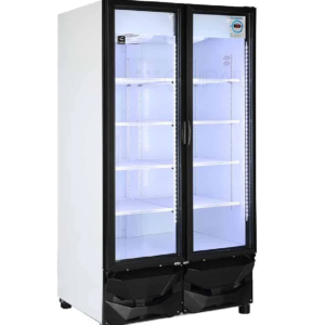 REFRIGERADOR VERTICAL 37 FT³ DE 2 PUERTAS ABATIBLES DE CRISTAL CRIOTEC CFX-37 2P