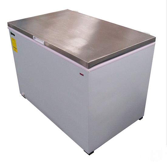 CONGELADOR HORIZONTAL TIPO COFRE CON PUERTA SOLIDA ACERO INOX. DE 15 FT³ CRIOTEC CTCC-15 AI
