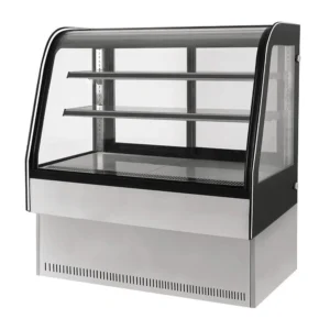 Vitrina Exhibidora Refrigerada con Cristal Curvo GN-900C2