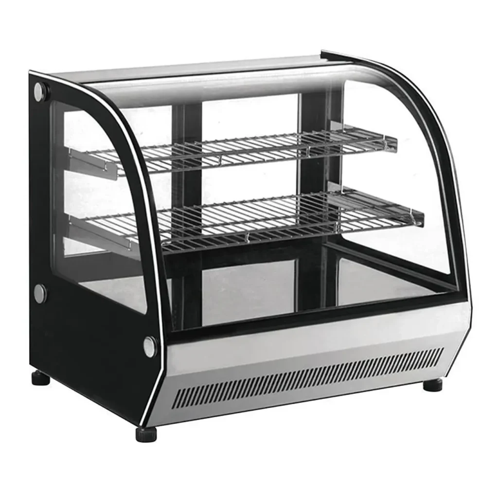 Vitrina Exhibidora Refrigerada con Cristal Curvo Migsa GN-900CT